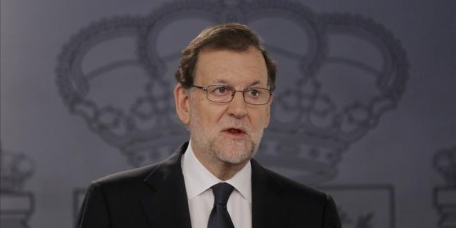 Madrid  25 10 2016  Mariano Rajoy  presidente del Gobierno en funciones  durante la rueda de prensa que ha ofrecido despues de la reunion que ha mantenido con el rey Felipe VI  FOTO  JOSE LUIS ROCA