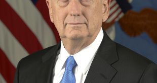 James N. Mattis, the 26th Secretary of Defense, poses for his official portrait in the Army portrait studio at the Pentagon in Arlington, Virginia, Jan 25, 2017.  (U.S. Army photo by Monica King/Released)