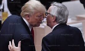 Le président américain Donald Trump et le président de la Commission européenne Jean-Claude Juncker