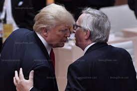 Le président américain Donald Trump et le président de la Commission européenne Jean-Claude Juncker