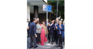 المكاري في افتتاح شارع جان كلود بولس