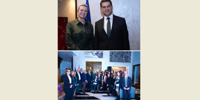 سفيرة الاتحاد الأوروبي مرقص