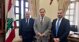 سليم دكاش مايكل كلاس السفير بلال قبلان في الدوحة