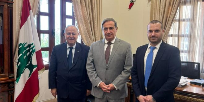 سليم دكاش مايكل كلاس السفير بلال قبلان في الدوحة