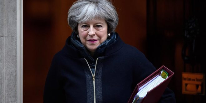 LONDON  ENGLAND - JANUARY 17   British Prime Minister Theresa May leaves number 10 Downing Street  ahead of the weekly PMQ session in the House of Commons on January 17  2018 in London  England    Photo by Leon Neal Getty Images    BESTPIX