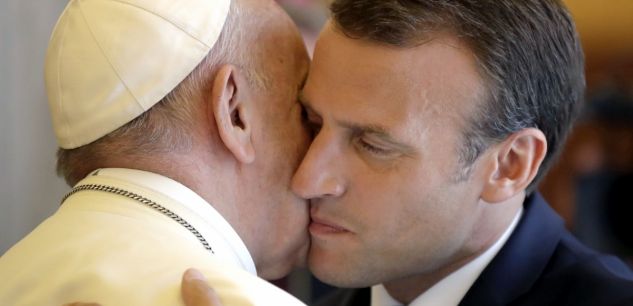 Macron et le Pape Francois